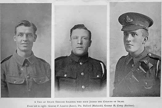 WWI was a turning point in relations between East and West. The slaughter among Christian nations disillusioned many, including these three British soldiers who 